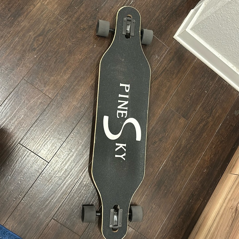 41 Inch Longboard Skateboard 8 Ply Natural Maple Complete Skateboard